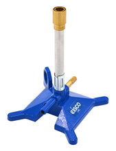 Cargar imagen en el visor de la galería, MECHERO DE BUNSEN PREMIUM CON ESTABILIZADOR DE FLAMA, CONTROL DE FLUJO DE GAS Y BASE ANTIVOLCADURA PARA GAS LP EISCO