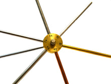 Cargar imagen en el visor de la galería, APARATO PARA COMPARAR LA CONDUCTIVIDAD TÉRMICA, CINCO METALES (ACERO, ALUMINIO, COBRE, FIERRO, LATÓN) EISCO