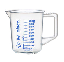 Cargar imagen en el visor de la galería, JARRA 1000ML POLIPROPILENO GRADUACIÓN AZUL EISCO