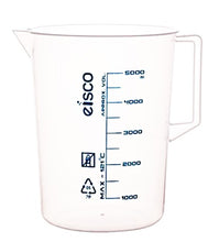 Cargar imagen en el visor de la galería, JARRA 5000ML POLIPROPILENO GRADUACIÓN AZUL EISCO