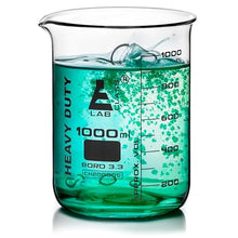 Cargar imagen en el visor de la galería, VASO DE PRECIPITADO REFORZADO 250ML DE VIDRIO BOROSILICATO, FORMA BAJA DE USO RUDO  EISCO

