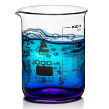 Cargar imagen en el visor de la galería, VASO DE PRECIPITADO REFORZADO 100ML DE VIDRIO BOROSILICATO, FORMA BAJA DE USO RUDO  EISCO
