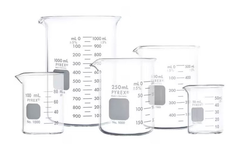 VASO DE PRECIPITADO 600ML, FORMA BAJA, ASTM PYREX