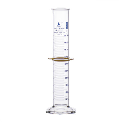 PROBETA DE VIDRIO 500ML CLASE A, ASTM, SERIALIZADA CON CERTIFICADO IND ...