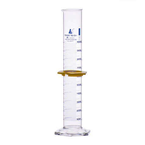 PROBETA DE VIDRIO 1000ML CLASE A, ASTM, SERIALIZADA CON CERTIFICADO INDIVIDUAL EISCO
