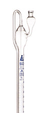 Cargar imagen en el visor de la galería, BURETA AUTOMATICA DE 50ML CON LLAVE DE PTFE CLASE A, CERTIFICADO POR LOTES, GRADUACIÓN AZUL EISCO

