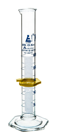 PROBETA DE VIDRIO 25ML CLASE A, ASTM, CERTIFICADO POR LOTES EISCO ...