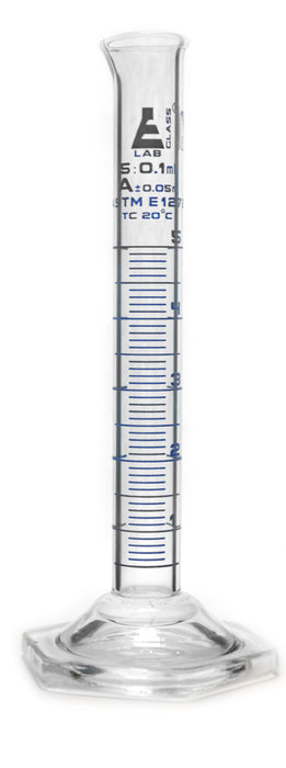 PROBETA DE VIDRIO 5ML CLASE A, ASTM, CERTIFICADO POR LOTES EISCO