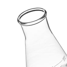 Cargar imagen en el visor de la galería, MATRAZ ERLENMEYER 1000ML BOCA ANCHA, ASTM, DOBLE ESCALA DE VIDRIO BOROSILICATO EISCO

