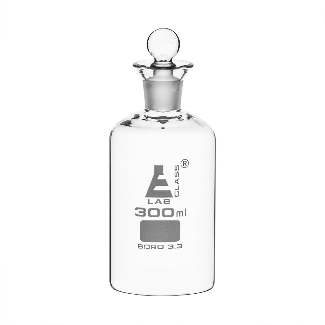 BOTELLA DBO (DEMANDA BIOLÓGICA DE OXÍGENO) 300ML VIDRIO BOROSILICATO DE ALTA CALIDAD EISCO