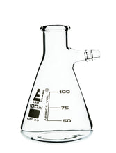 Cargar imagen en el visor de la galería, MATRAZ DE FILTRACIÓN (KITAZATO) 100ML GRADUACIÓN BLANCA EISCO
