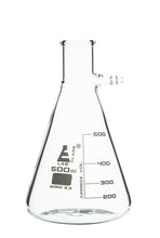 Cargar imagen en el visor de la galería, MATRAZ DE FILTRACIÓN (KITAZATO) 500ML GRADUACIÓN BLANCA EISCO
