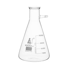 Cargar imagen en el visor de la galería, MATRAZ DE FILTRACIÓN (KITAZATO) 1000ML GRADUACIÓN BLANCA EISCO
