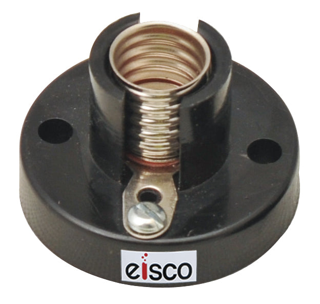 PORTA LÁMPARA (SOCKET) E-10 CON BASE DE PLÁSTICO EISCO