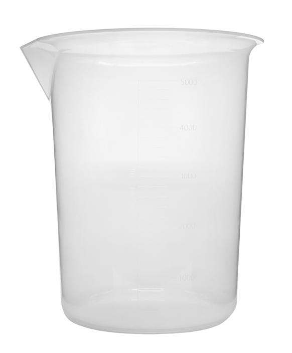 VASO DE PRECIPITADO 5000ML DE POLIPROPILENO, GRADUACIÓN EN RELIEVE EISCO