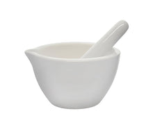 Cargar imagen en el visor de la galería, MORTERO CON PISTILO (MANO) 2000ML DE PORCELANA DE 230MM DIÁMETRO EISCO
