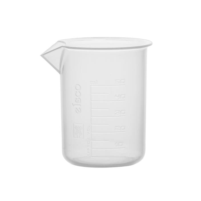 VASO DE PRECIPITADO 50ML DE POLIPROPILENO, GRADUACIÓN EN RELIEVE EISCO