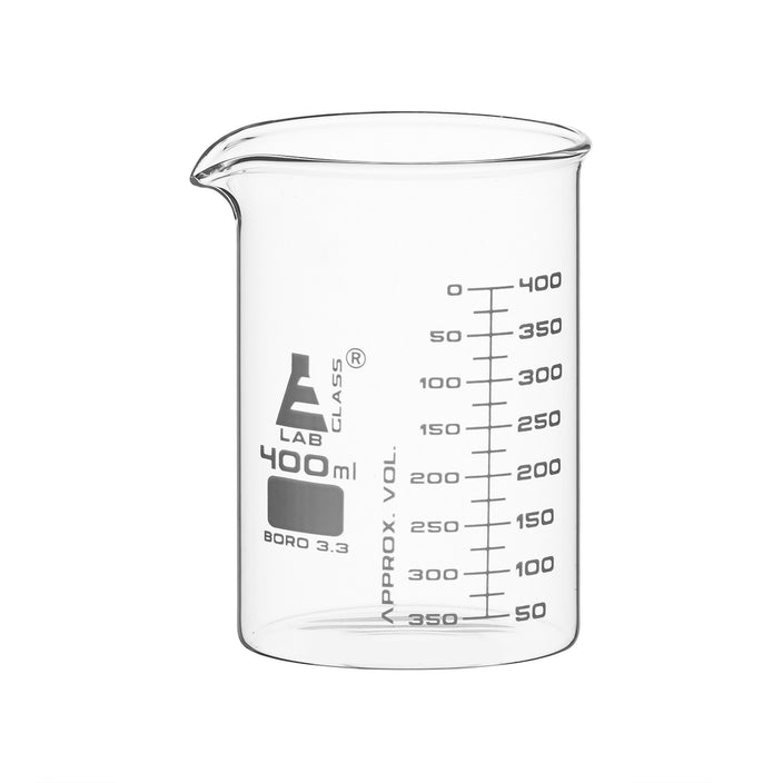 VASO DE PRECIPITADO 400ML, DOBLE ESCALA, ASTM EISCO