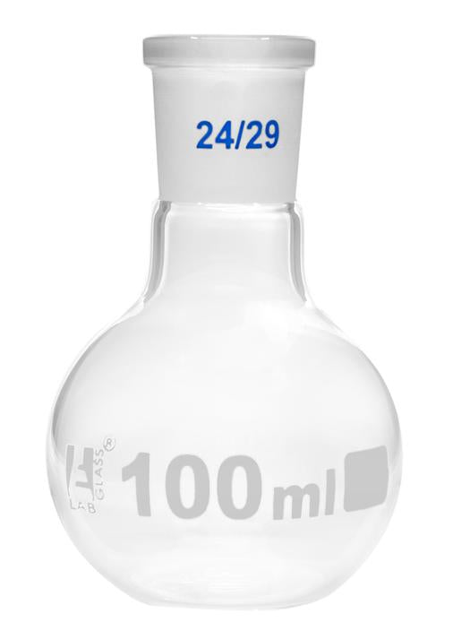 MATRAZ DE EBULLICIÓN 100ML CUELLO ANGOSTO FONDO PLANO JUNTA 24/29 EISCO