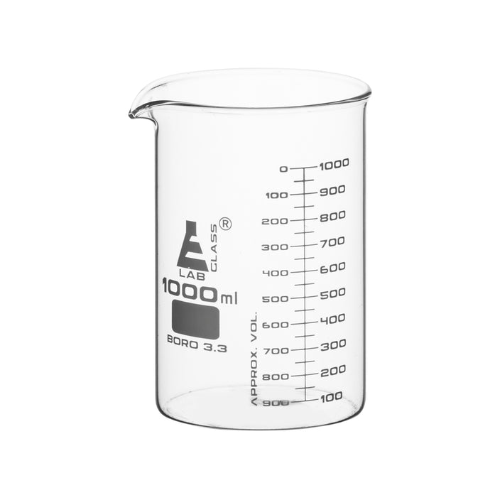 VASO DE PRECIPITADO 1000ML, DOBLE ESCALA, ASTM EISCO